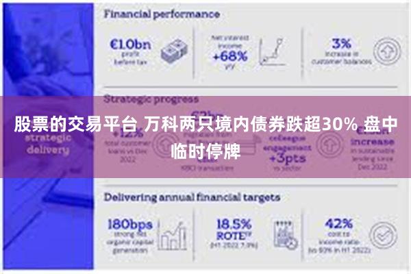 股票的交易平台 万科两只境内债券跌超30% 盘中临时停牌